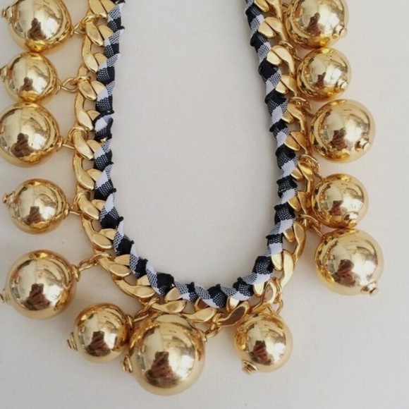 Kate Spade Pretty Pearly Crew Necklace Golden Beads - Picture 4 of 9